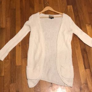 White comfy knit cardigan